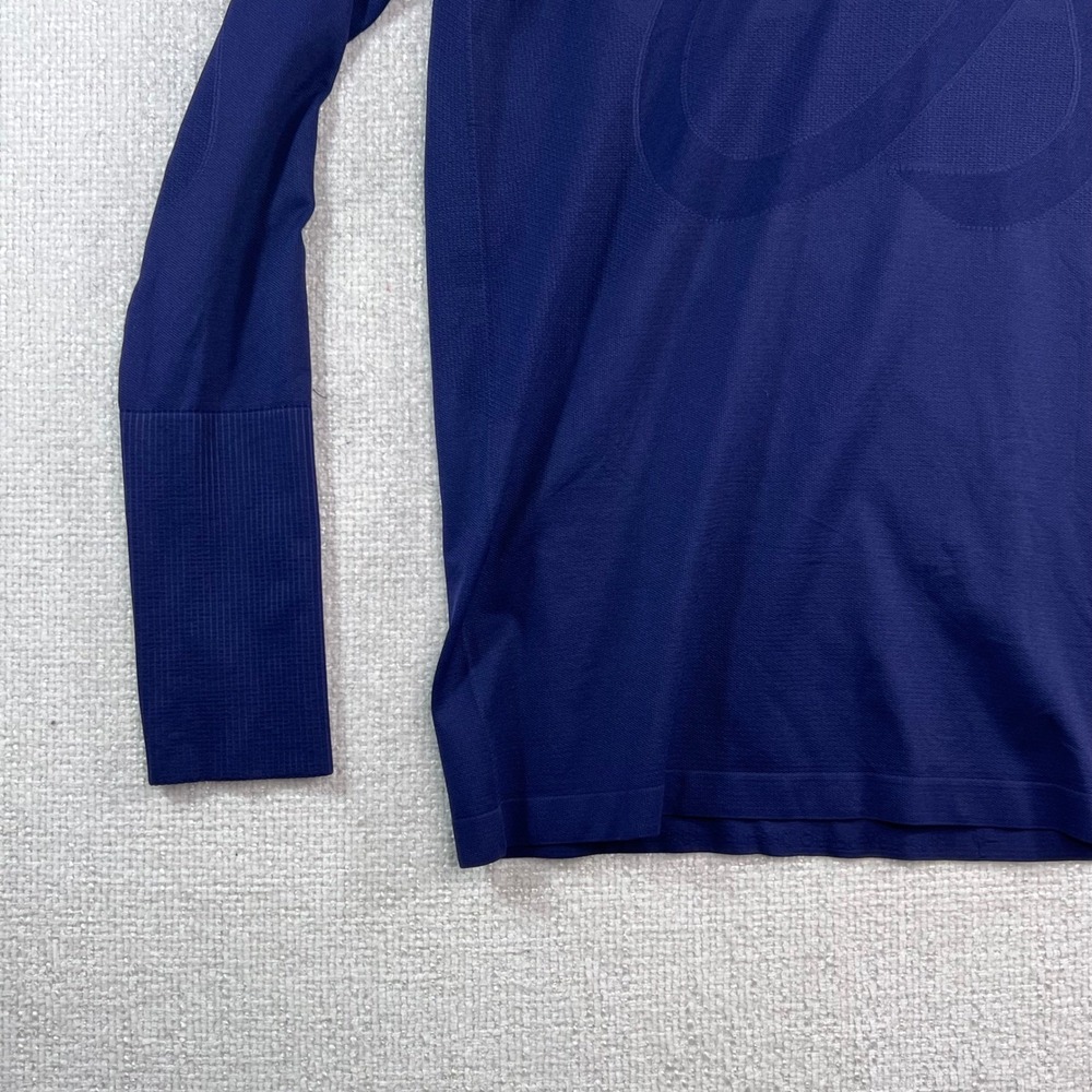 CRZ YOGA Womens L Blue Seamless Long Sleeve Athletic Yoga Top R211 - Picture 5 of 11